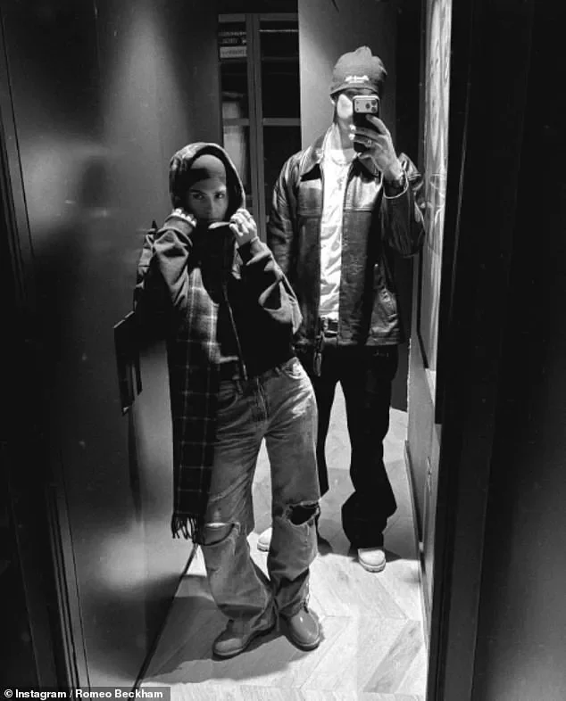 Romeo Beckham picks up girlfriend Kim Turnbull as he shares very loved-up photo celebrating International Women's Day - 4