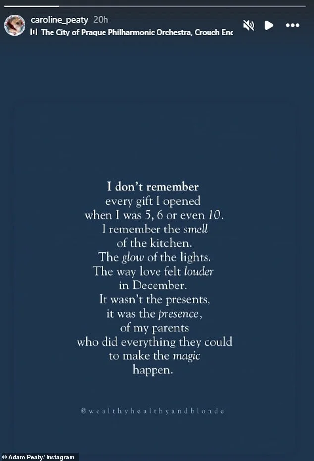 Adam Peaty's estranged mother Caroline pays tribute to her husband on their anniversary after being left devastated by fall-out with their son amid his marriage to daughter Holly - 1