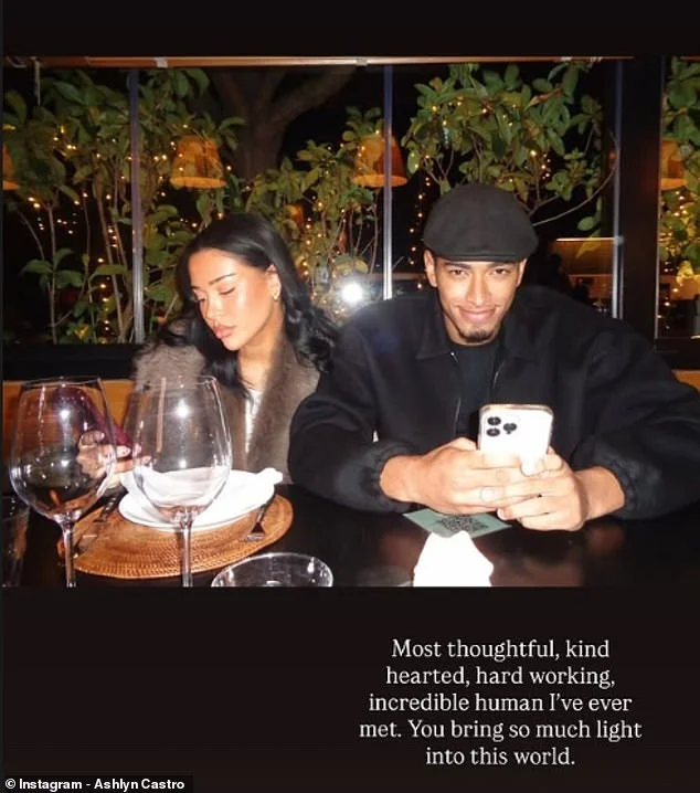 Jude Bellingham takes his girlfriend Ashlyn Castro to watch Real Madrid win, Bukayo Saka buys his fiancee Tolami Benson flowers and Richarlison has his faced licked! - How footballers celebrated Valentine's Day - 1