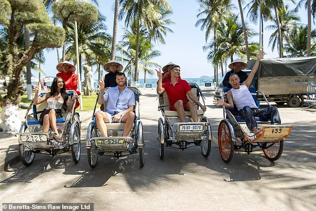 TOWIE's Courtney Green puts on a leggy display in brown mini dress as she joins Dani Imbert and Elma Pazar for filming in Vietnam - 4