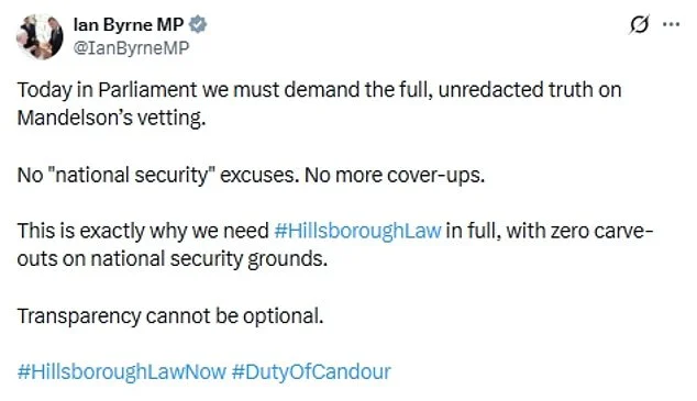 Starmer warns ‘very significant volume of material’ needs reviewing before Mandelson documents released – UK politics live - 4