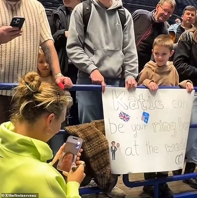 Katie Boulter's cheeky message for fiancée Alex de Minaur as the Aussie FINALLY snaps his Rotterdam title drought - 3