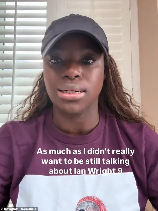 Eni Aluko suggests Ian Wright should've GIVEN UP some punditry jobs to aid her career and accuses him of not being an 'ally' by making the 'sacrifice' in her latest swipe at Arsenal legend - 1