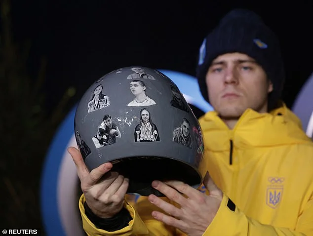 Ukrainian helmet row racer is THROWN OUT of the Winter Olympics for tribute to athletes who died in war - 1