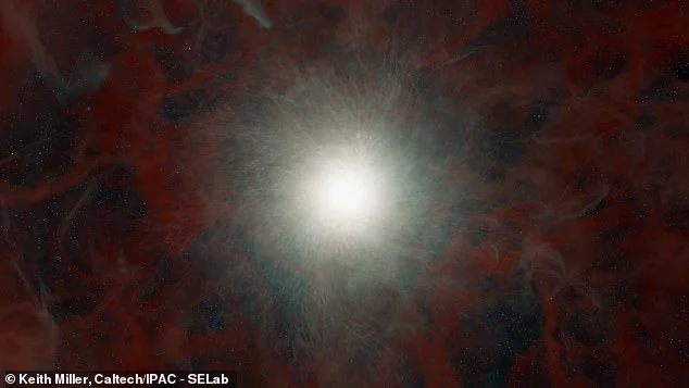 Watch the death of a STAR: Incredible animation reveals the moment a supergiant collapses into a black hole - 2