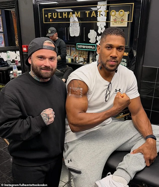 Anthony Joshua gets touching tattoo tribute to his two close friends killed in Nigeria car crash - 1
