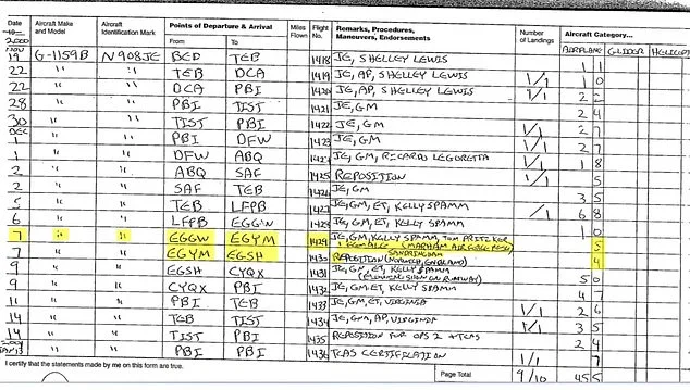 Last call for Lolita Express: Flight logs to Epstein's private jet reveal full sickening extent of paedo financier's 90 secret trips to Britain... and his visits to see his friend, Andrew - 4