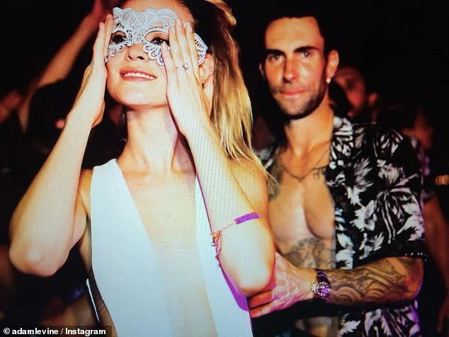 Adam Levine's wife Behati Prinsloo declares they are 'forever and ever' in gushing Valentine's Day tribute three years after his 'sexting' scandal - 1