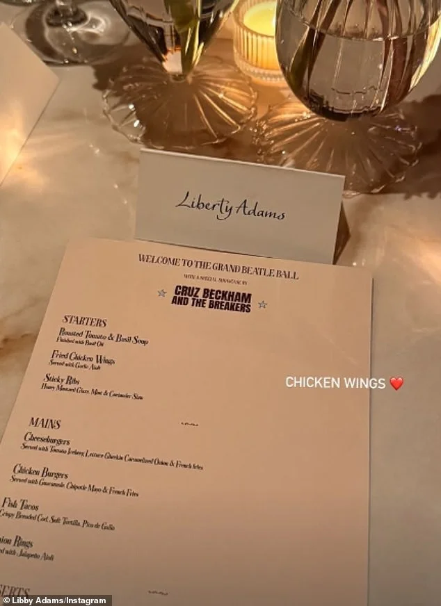 Inside Cruz Beckham's raucous 21st: Mum Victoria resurrects her iconic Spice Girls peace pose as the birthday boy twists and shouts to a Beatles tribute act and shares a kiss with devoted girlfriend Jackie Apostel - 3