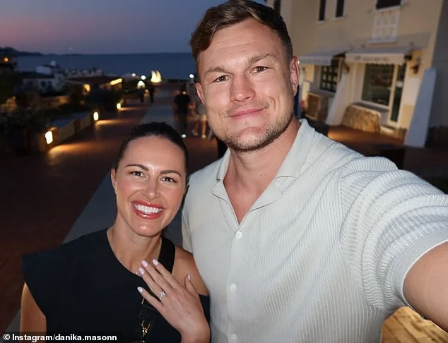 How Danika Mason's footy player fiancé Liam Knight had his OWN drinking scandal. It was FAR worse than the Channel Nine star's and featured a disgusting act with Aerogard - 2