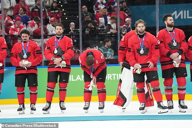 Furious Canada hockey star goes viral for awkward moment he's given a stuffed toy after losing gold to USA - 1