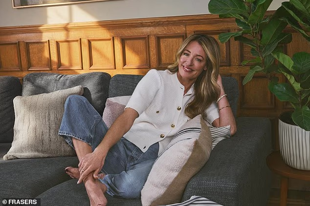 Cat Deeley is revealed as the new face of FRASERS in 'nostalgic' partnership as she launches 100-piece designer edit - with some pieces are on sale - 4