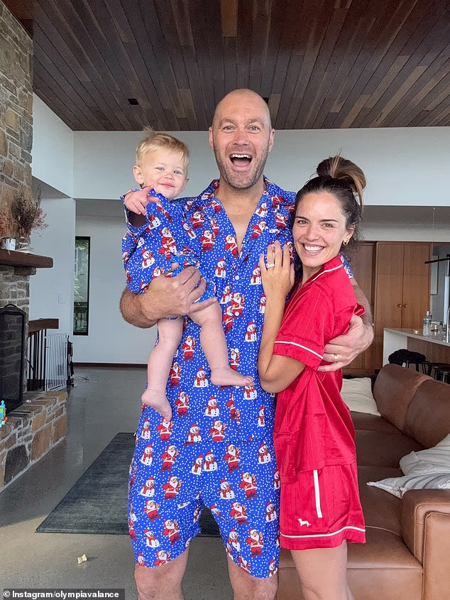 Olympia Valance offers a glimpse into new motherhood and reveals her post-baby beauty secrets after welcoming her first child with husband Thomas Bellchambers - 1