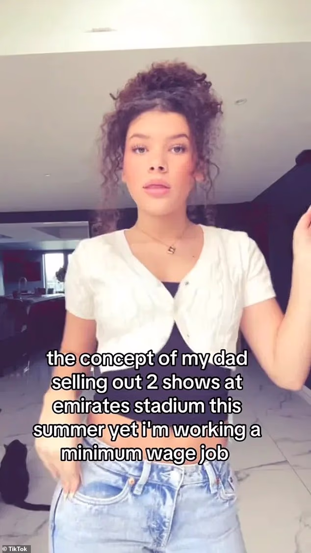 Boyzone star Shane Lynch's daughter Billie Rae complains about working a minimum-wage job while her father sells out shows on the band's farewell tour - 1