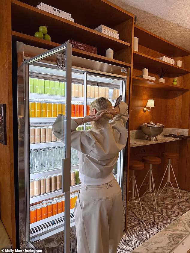 Pregnant Molly-Mae Hague stuns in a beige co-ord as she hosts The Maebe Village pop-up store after accidentally revealing her exact due date - 3