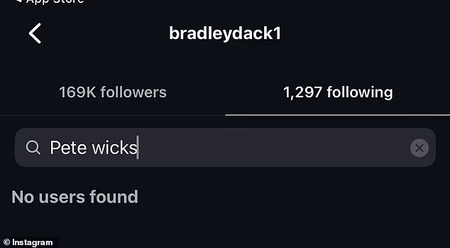 Pete Wicks is blocked by Olivia Attwood's ex-husband Bradley Dack after the pair were spotted leaving a hotel together - 3