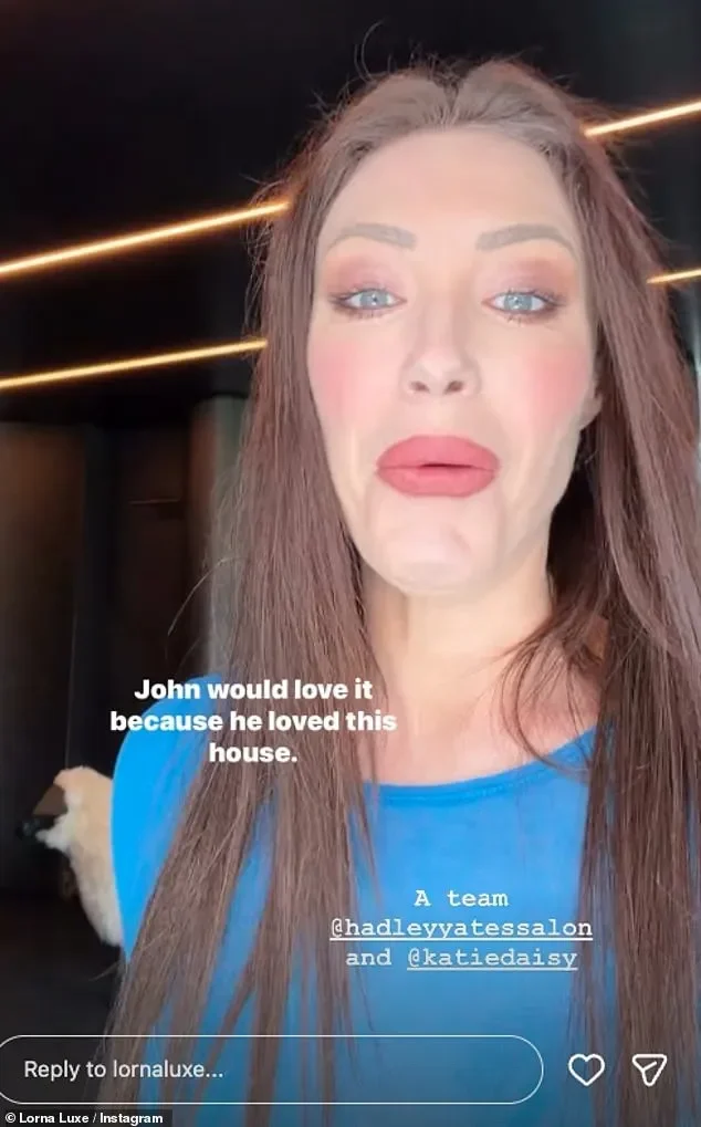 Lorna Luxe reveals sweet nod to late husband John as she shares glimpse inside her lavish new 'temporary' home which she says he 'would love' - 2