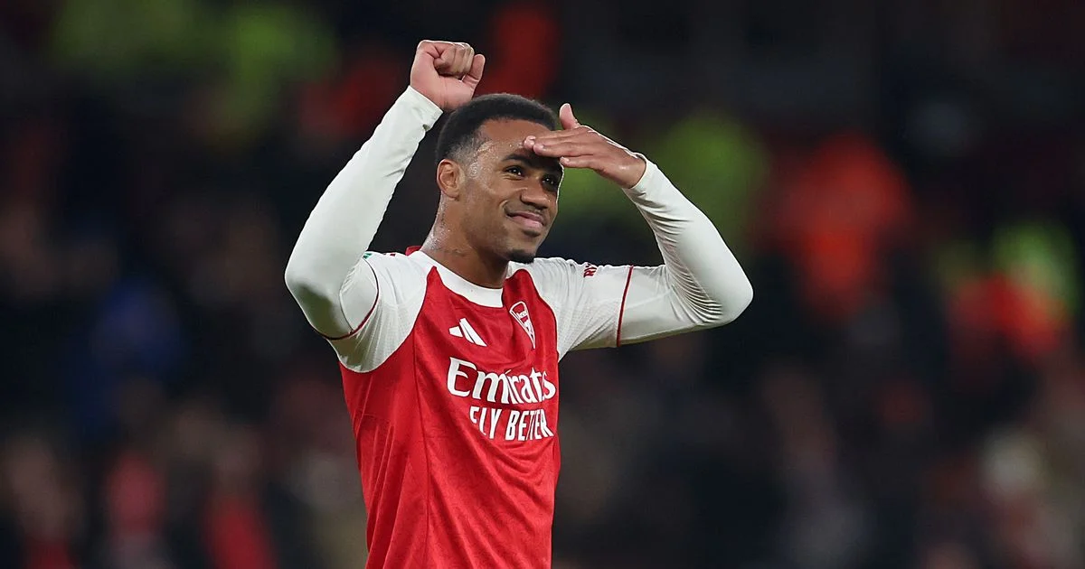 Arsenal star Gabriel brutally MOCKS Spurs on social media after Gunners thrashed north London rivals to go five clear at the top - as eagle-eyed fans spot the rival he tagged in the picture - 2