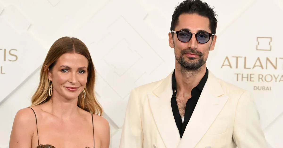 Millie Mackintosh and Hugo Taylor look tense as they make first joint appearance since confirming their seven-year marriage is over - 1