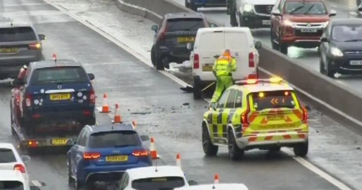 M6 traffic LIVE: Crash involving car and van sparks 4 miles of queues and severe delays - 2