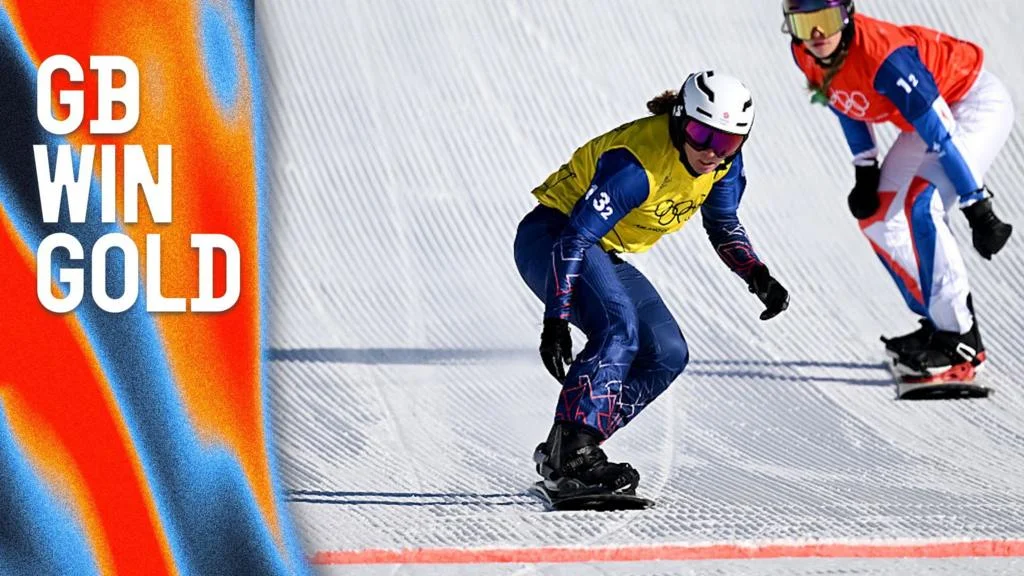 Snowboarders Charlotte Bankes and Huw Nightingale claim historic GOLD for Great Britain at Winter Olympics - 3