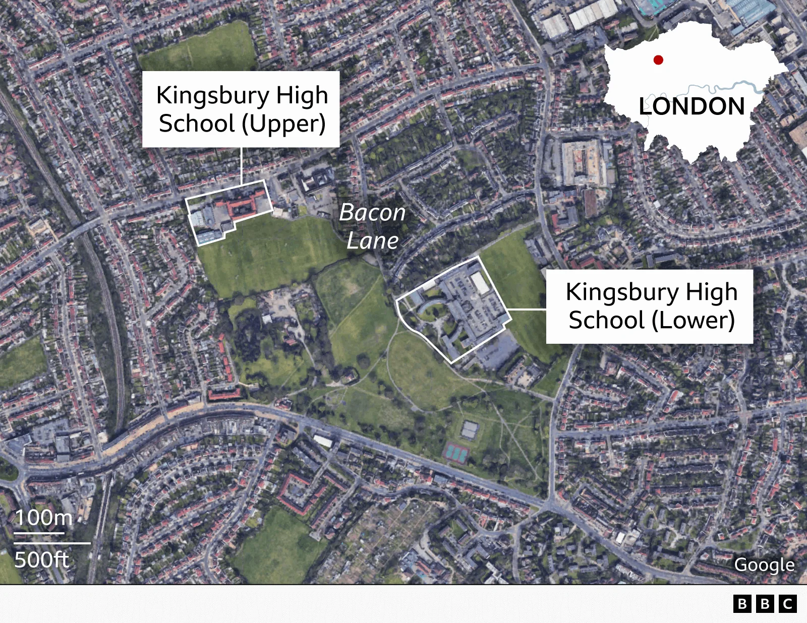 Boy, 13, charged after two boys stabbed in school - 1