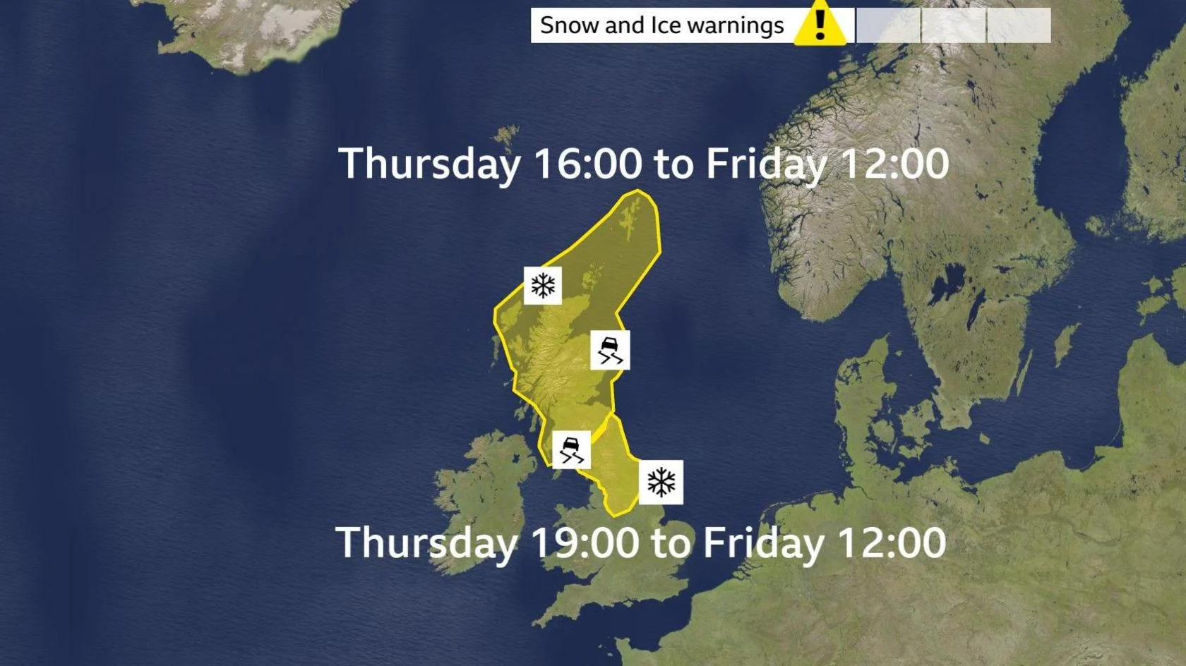 Snow and ice weather warnings extended into weekend - 4