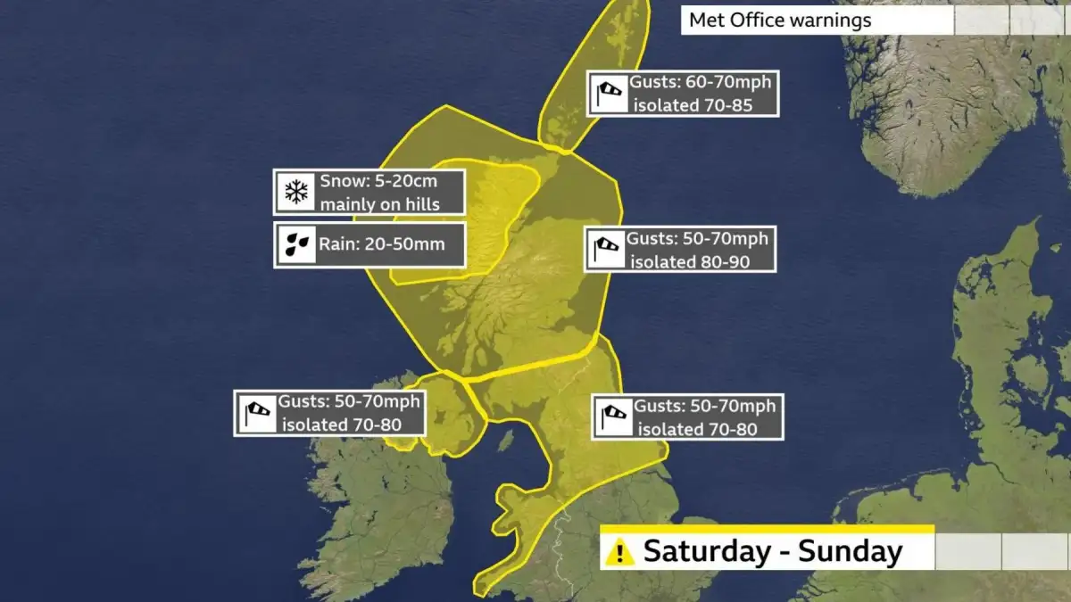 Storm Dave set to bring Easter gales, rain and blizzards to UK - 2