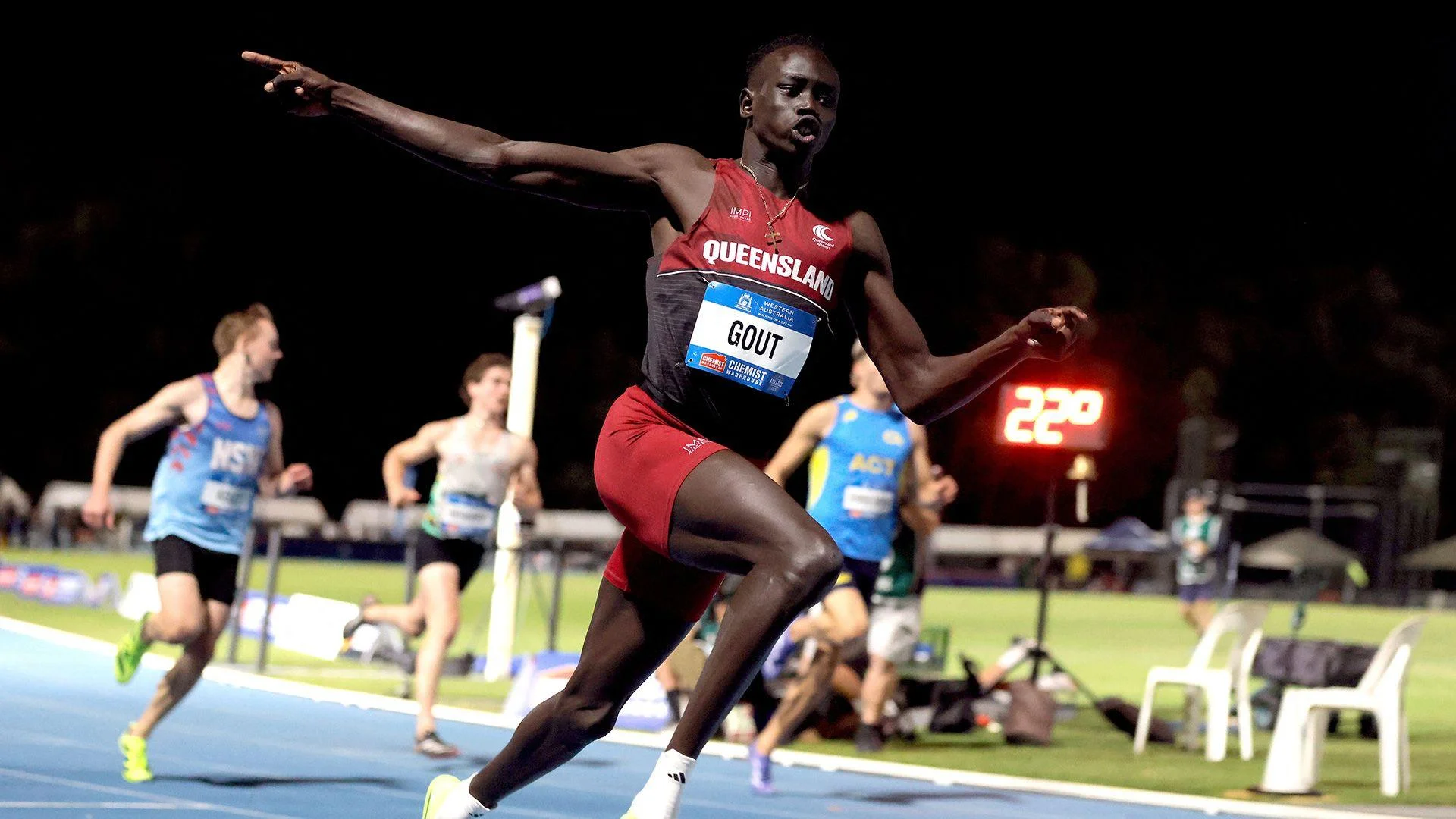 Gout comes so close to breaking 10-second barrier, sets another record - 2