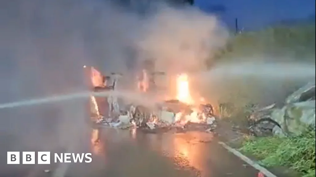 Man airlifted to hospital after he was set alight in assault - 1