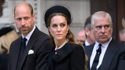 William and Kate are 'concerned' Andrew's arrest will hurt the King's health amid 'frustration' they can't speak out after hinting at turmoil at Baftas - 4