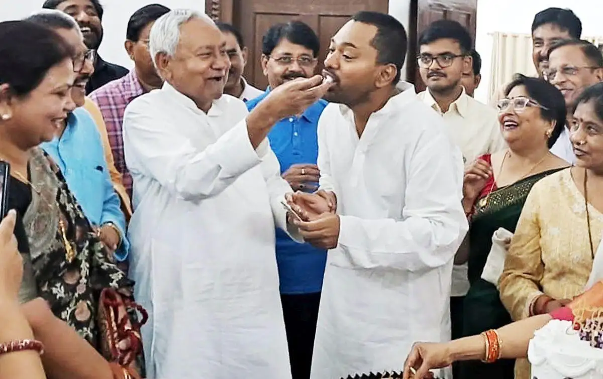 Nitish’s son Nishant all out in public before getting any role in the party - 2