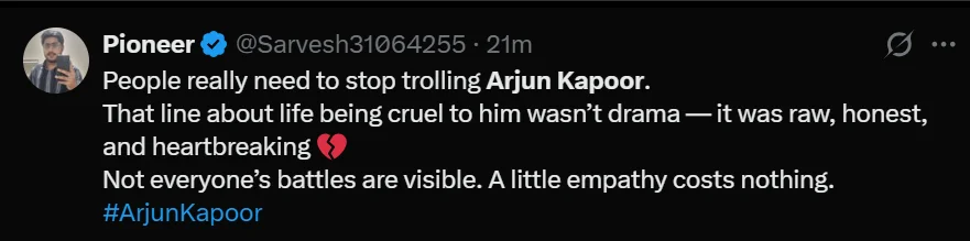 Amid brutal trolling, Arjun Kapoor admits 'life has been cruel' to him, expresses his pain to late mom Mona Shorie Kapoor: 'I'll see you again soon' - 4