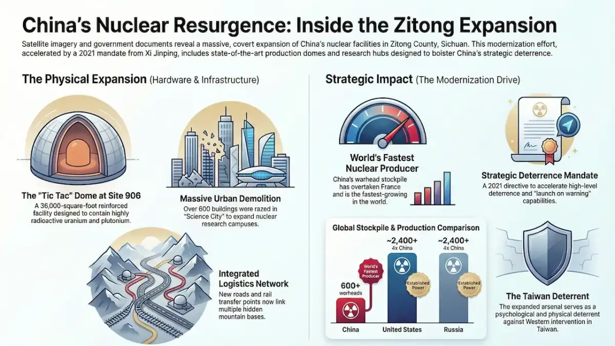 China secretly expands nuke weapons infrastructure... - 1