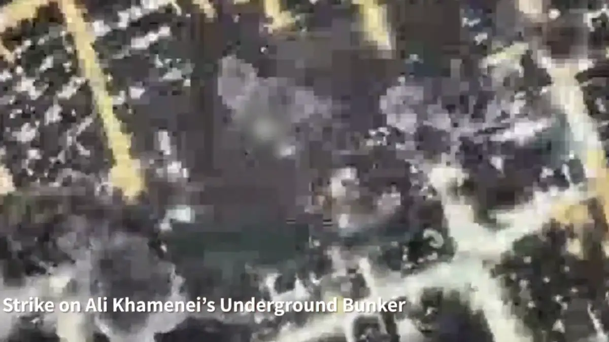 Moment 50 Israeli jets bomb Khamanei’s underground bunker in devastating Tehran attack - 1