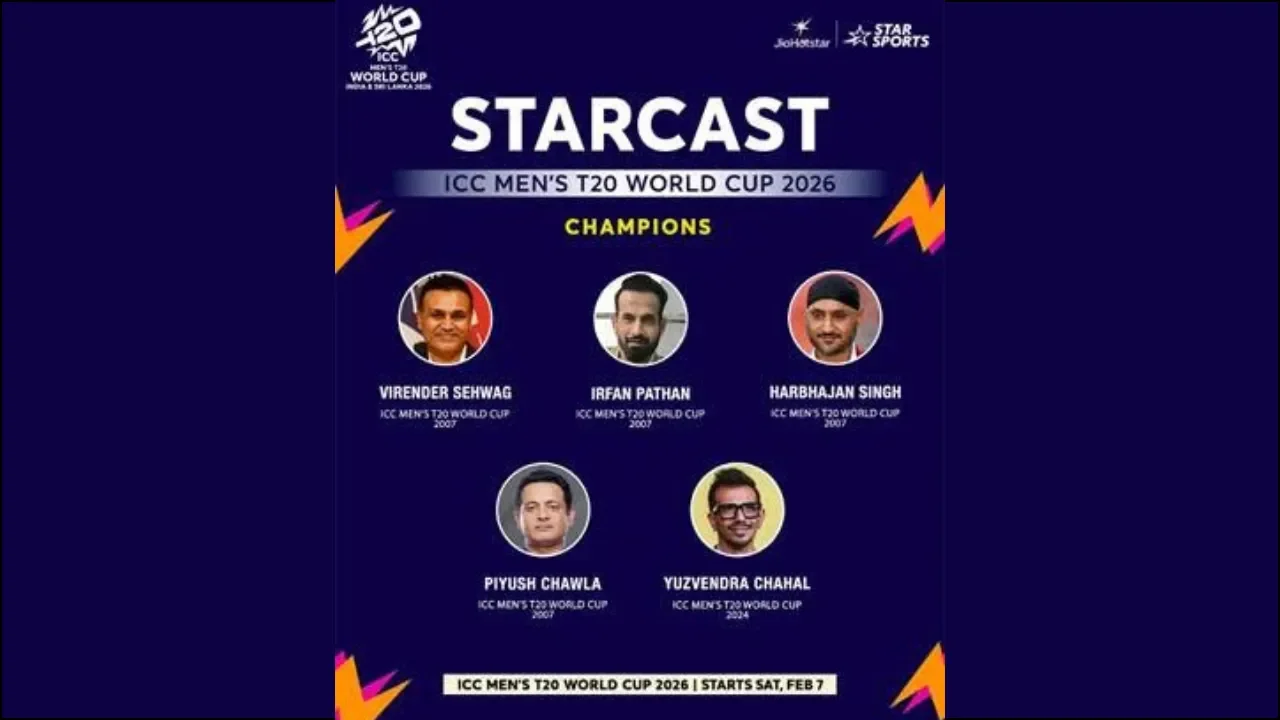 Jiostar Unveils Record Talent Line-Up for ICC Men's T20 World Cup 2026 - 1