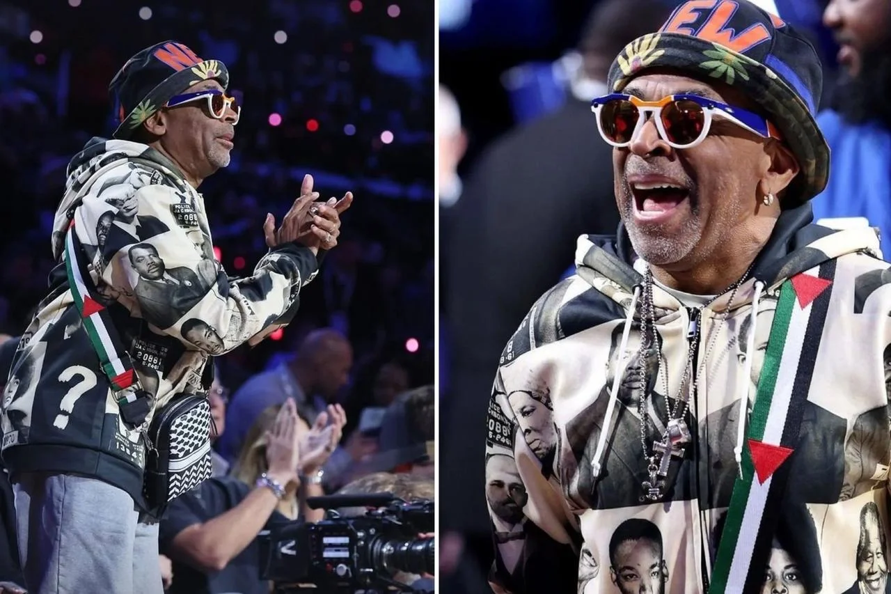 Spike Lee wears pro-Palestinian outfit to NBA All-Star Game with Israeli-born player competing - 3