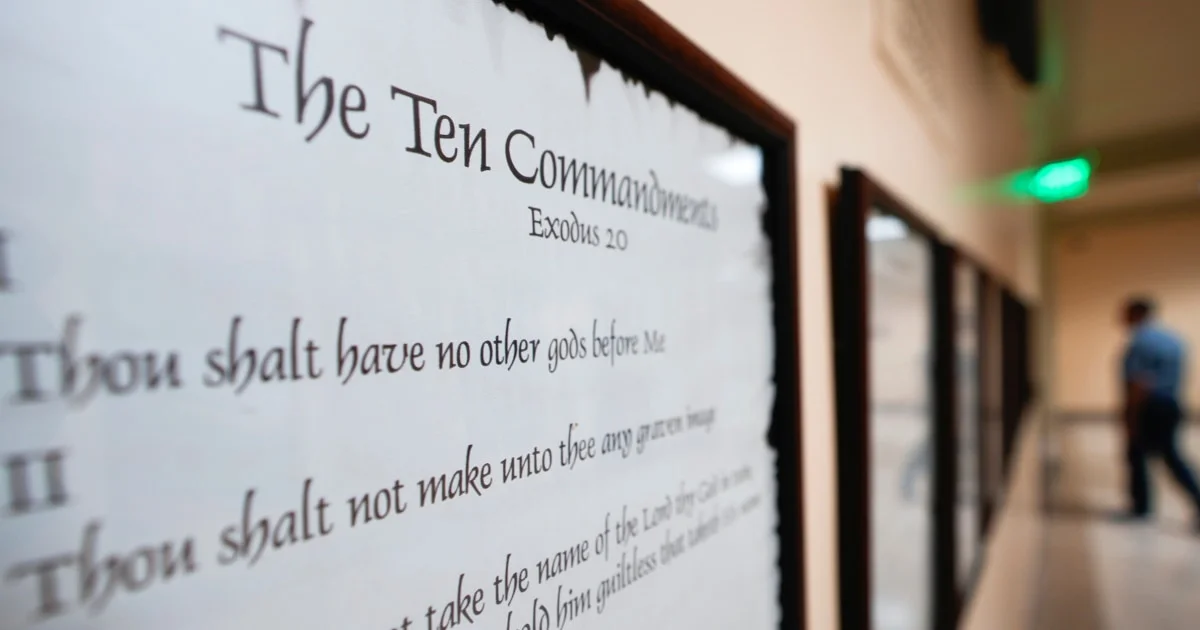 Court allows Louisiana law requiring Ten Commandments in schools to take effect - 1