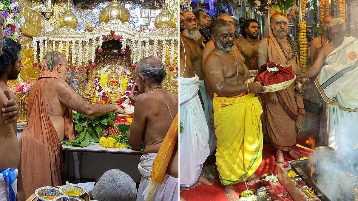 Grand Rituals Mark Rajagopuram Consecration At Brahmeswara Temple - 2