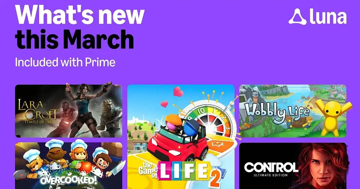 Amazon Prime free PC games for March 2026 announced - 1