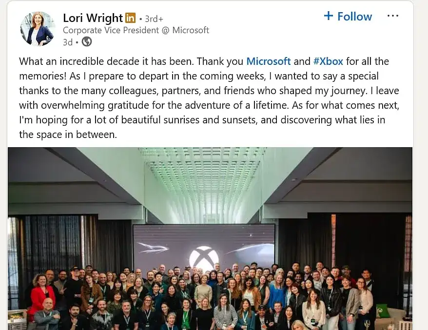 Two more senior Xbox leaders exit Microsoft - 1