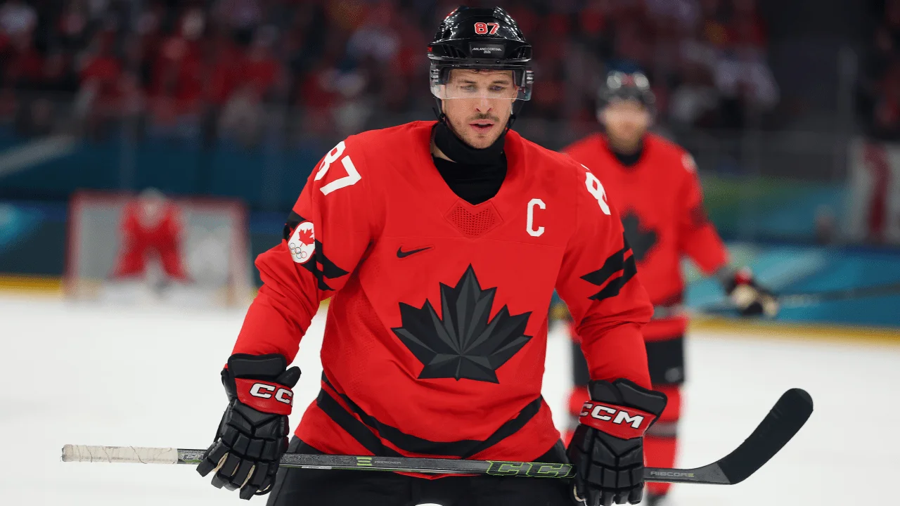 Sidney Crosby skates at practice, will be game-time decision for Olympic gold-medal final - 1