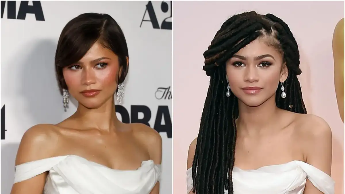 Zendaya shows off her incredible figure in a sheer gown as she continues to sport 'something blue' at The Drama premiere afterparty - 3