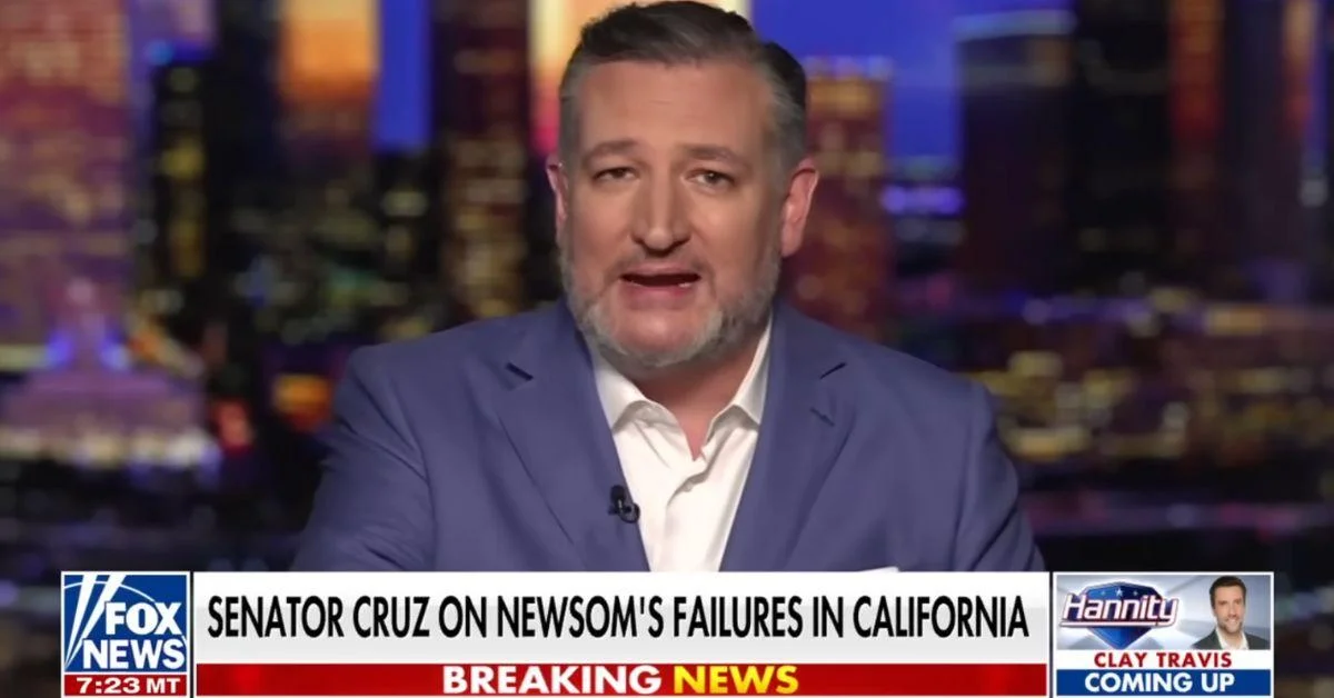'Clown': Gavin Newsom Files Hurt Feelings Report on Ted Cruz, Commits Embarrassing Self-Own Instead - 2