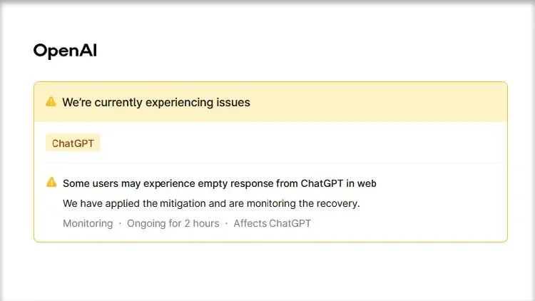 AI TRENDS | OpenAI Resolves API Service Disruption - Binance - 3