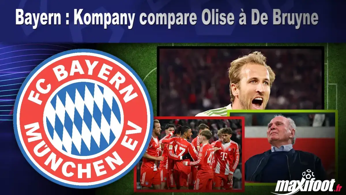 Kompany compares Michael Olise with his ex-Manchester City teammate De Bruyne - 1