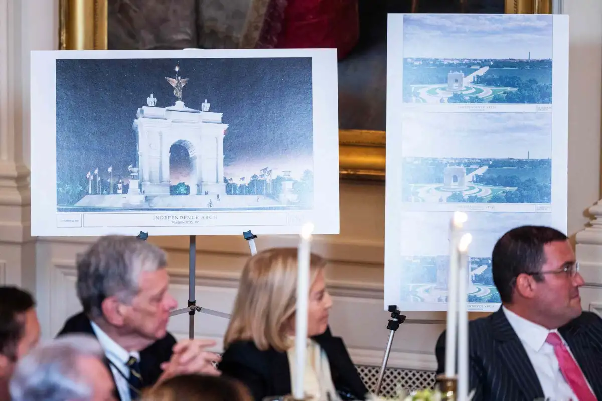 Officials Release Design for 250-Foot Arch in Washington, as Trump Seeks Another Imprint - 4