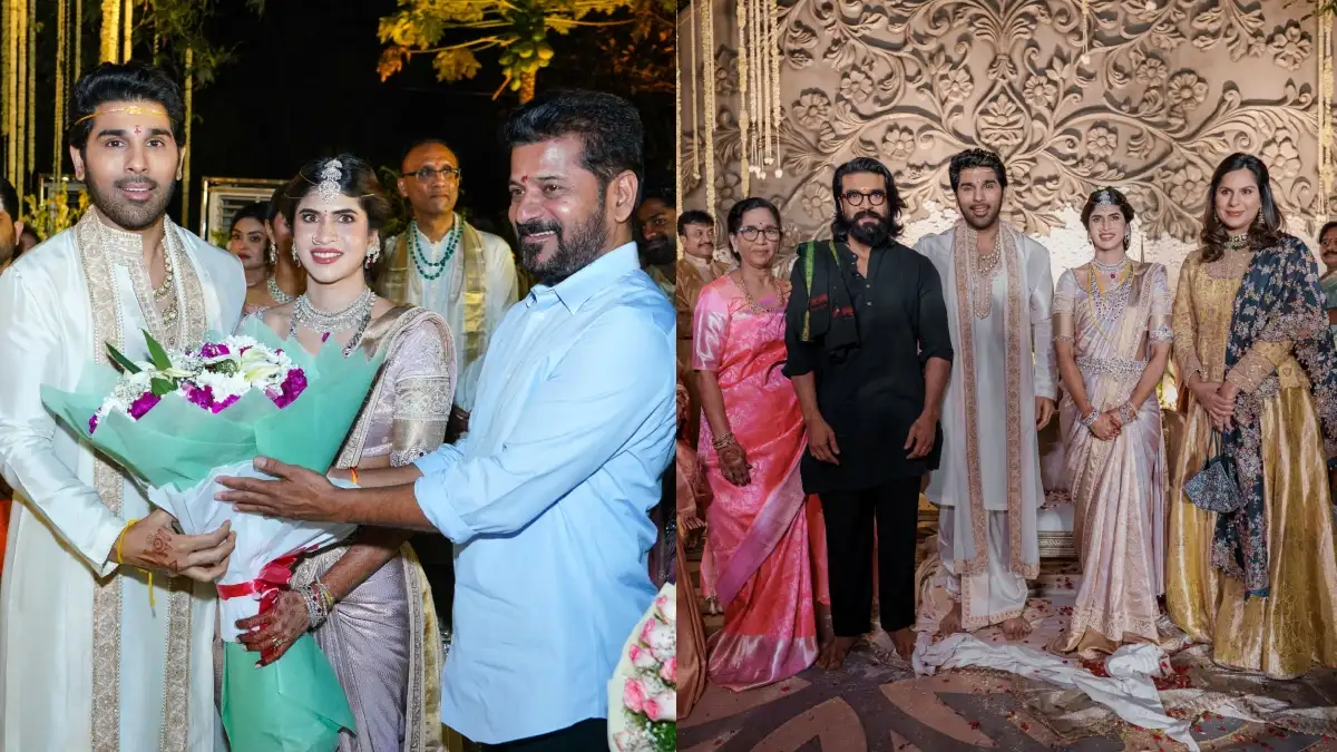 Allu Sirish marries Nayanika Reddy in star-studded Hyderabad wedding; CM Revanth Reddy attends - 1