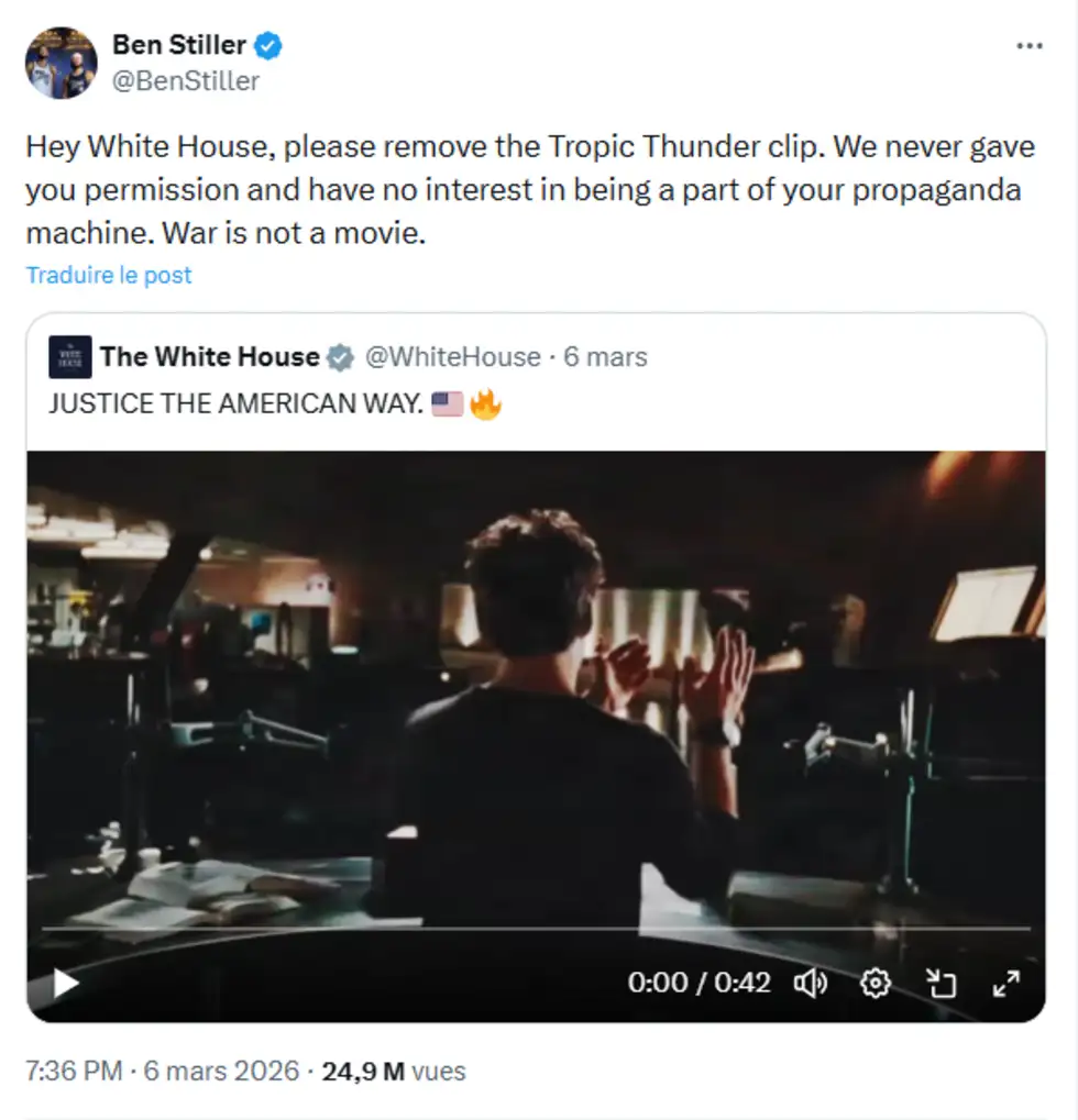 Middle East conflict: White House posts montage of movie clips and real strikes on Iran - 3