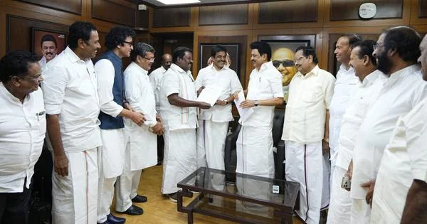 Congress leader K.C. Venugopal meets Stalin for talks on Tamil Nadu polls - 4